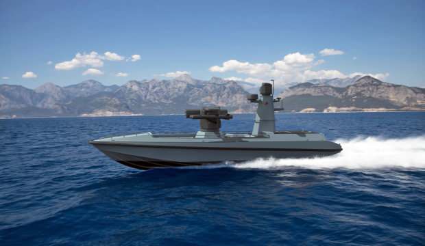 Türkiye’nin ilk silahlı insansız deniz aracı denize iniyor